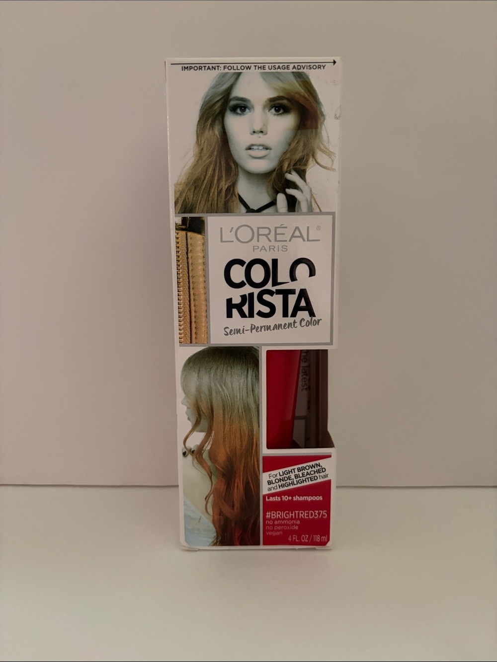 L'Oréal Colorista Semi-Permanent Hair Color — Bright Red